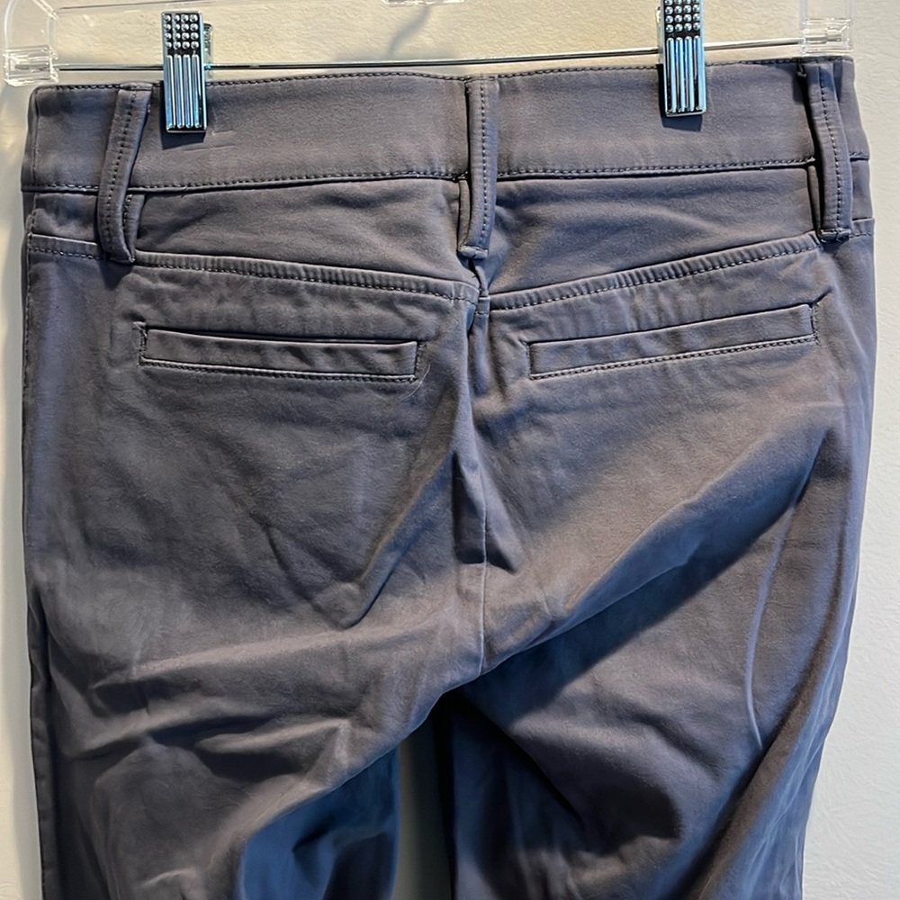 NWT Loft Gray Bootcut Sanded Sateen Chinos in Marisa Fit, 00 - Picture 10 of 13